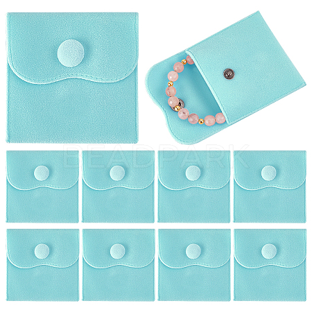  10Pcs Velvet Jewelry Pouches AJEW-NB0005-66E-1