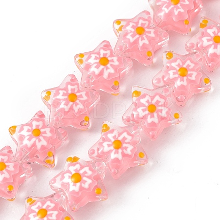 Glass Beads Strands X1-LAMP-F029-03B-1