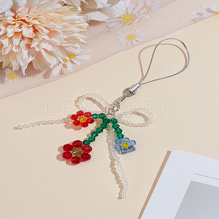 1Pc Plastic Beads Mobile Straps HJEW-LP0001-34B-1