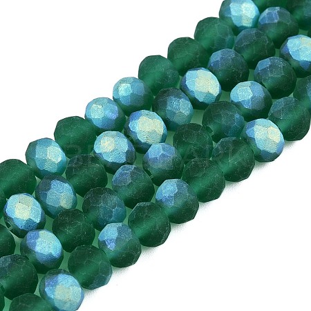 Transparent Glass Beads Strands EGLA-A044-T6mm-MB18-1