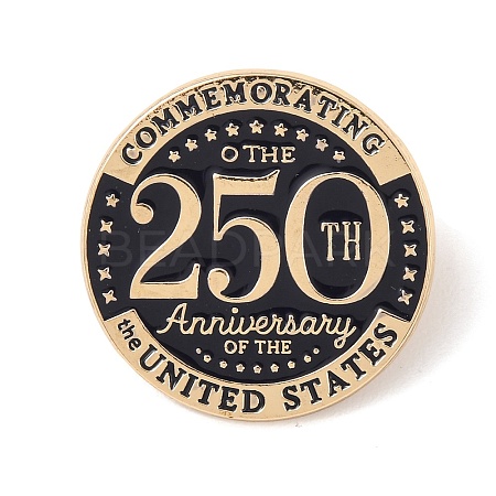Alloy Enamel USA 250th Anniversary Commemorative Lapel Pin Backs LS-JEWB-B046-01E-G-1