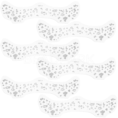 10Pcs Transfer Sticker Proof Removable Temporary Tattoos Stickers DIY-SP0003-65A-02-1