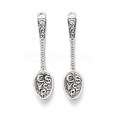 Tibetan Style Alloy Big Pendants TIBEP-T054-02AS-1