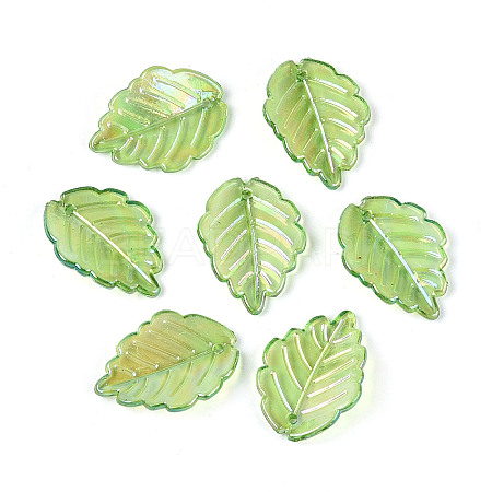 Transparent Plastic Pendants KY-N025-13-1