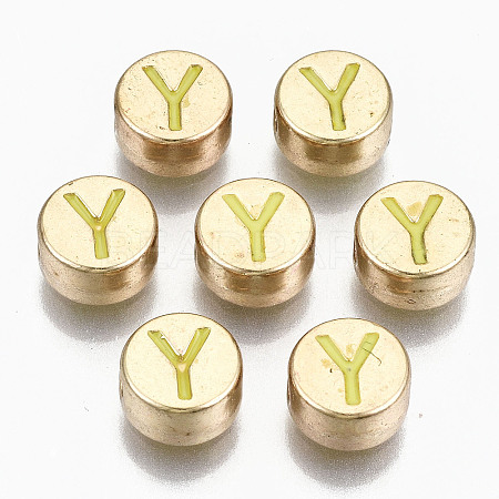 Alloy Enamel Beads LS-X-ENAM-S122-029Y-RS-1
