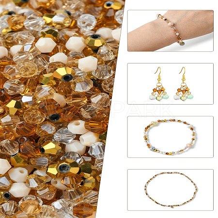 Mixed Styles Glass Beads GLAA-YWC0003-01H-1