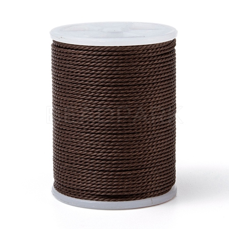 Round Waxed Polyester Cord YC-G006-01-1.0mm-36-1