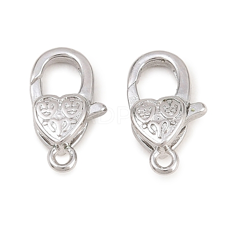 Brass Lobster Claw Clasps KK-H287-08I-P-1