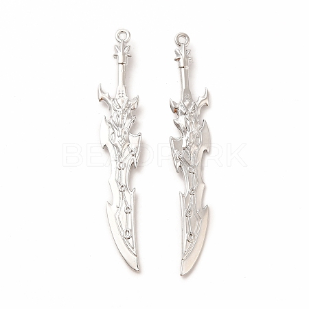 Rack Plating Alloy Big Pendants X-PALLOY-E025-30P-1