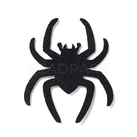 Wool Felt Spider Party Decorations AJEW-P101-03B-1