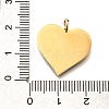 Pride 304 Stainless Steel Enamel Pendants STAS-B079-01G-03-3