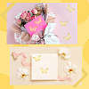 Gold Foil Self-adhesive Stickers DIY-WH20001-13B-6