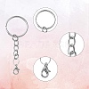 20Pcs Iron Split Key Rings IFIN-YW0003-40-3