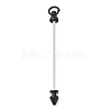 Alloy Bar Beadable Keychain for Jewelry Making DIY Crafts KEYC-A015-01EB-1