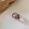 Oval Resin Finger Rings for Women WG60A90-06-1