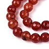 Dyed Natural White Jade Beads Strands G-T139-6mm-60-11-3