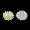 Garment Accessories Half Round ABS Plastic Imitation Pearl Cabochons RB-S020-02-A10-1