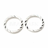 Brass Linking Rings KK-F831-018C-S-RS-2