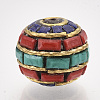 Handmade Indonesia Beads X-IPDL-S053-185-3