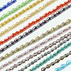Electroplate Glass Beads Strands EGLA-D015-15x10mm-M-1