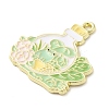 Alloy Enamel Pendants X-ENAM-R146-02C-2