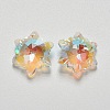 K9 Glass Rhinestone Pendants GLAA-F083-03C-03-2