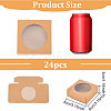 Foldable Kraft Paper Boxes CON-WH0068-63B-2