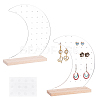 Acrylic Earring Display Stands EDIS-WH0006-40-7