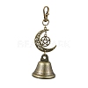 Iron Bell Pendant Decoration HJEW-JM02451-1