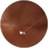 Simple Style Adjustable 316L Surgical Stainless Steel Heart and Initial Pendant Necklaces for Women WG95AEF-01-1