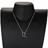 Tarnish Resistant 304 Stainless Steel Figaro Chain Necklace NJEW-JN01290-3