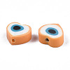 Handmade Polymer Clay Beads CLAY-T019-08H-4