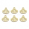 Tibetan Style Alloy Charms TIBEP-36884-G-RS-2