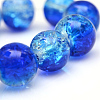 Baking Paint Crackle Glass Bead Strands CCG-S001-10mm-16-1