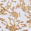 Glass Twisted Bugle Beads SEED-E002-5mm-822#-2