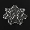 Flower ABC Plastic Pegboards used for 5x5mm DIY Fuse Beads DIY-Q009-16-2