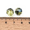 Electroplate Transparent Round Glass Beads GL-CBA6A73-HR01-3