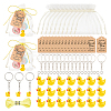 AHADERMAKER DIY Duck Keychain Making Kit DIY-GA0003-98-1