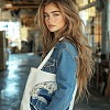 Canvas Women's Tote Bags ABAG-WH0056-002-3