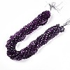 Baking Paint Transparent Glass Beads X1-DGLA-A035-T8mm-A09-2