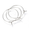 316L Surgical Stainless Steel Hoop Earring Findings STAS-G130-03P-2