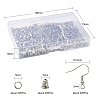 Tarnish Resistant 200Pcs 304 Stainless Steel Earring Hooks STAS-T051-007-6