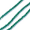 Faceted Glass Beads Strands G-F619-09C-2mm-1