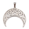 Non-Tarnish 304 Stainless Steel Hollow Pendants STAS-P321-04P-1