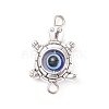 Tibetan Style Alloy Connerctor Charms PALLOY-JF01530-3