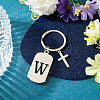 1Pc Stainless Steel Keychains KEYC-TADJ0001-08W-3