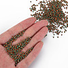 12/0 Two Tone Opaque Glass Seed Beads SEED-T006-01A-A01-6