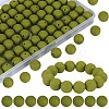 80Pcs Round Silicone Focal Beads SIL-SZ0001-24-12-1