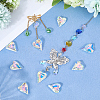 12Pcs Glass Pendants GLAA-SP0001-44-3