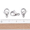 Tarnish Resistant 304 Stainless Steel Lobster Claw Clasps X-STAS-AB13-5